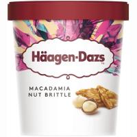 Helado de vainilla-nuez de macadamia HAAGEN DAZS