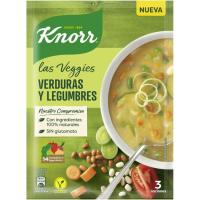 Sopa veggie de verduras y legumbres KNORR